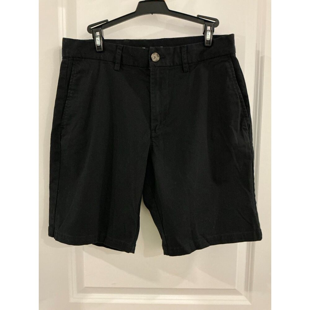 Old Navy Men’s Slim Built-In Flex Black Chino Shorts Size 31